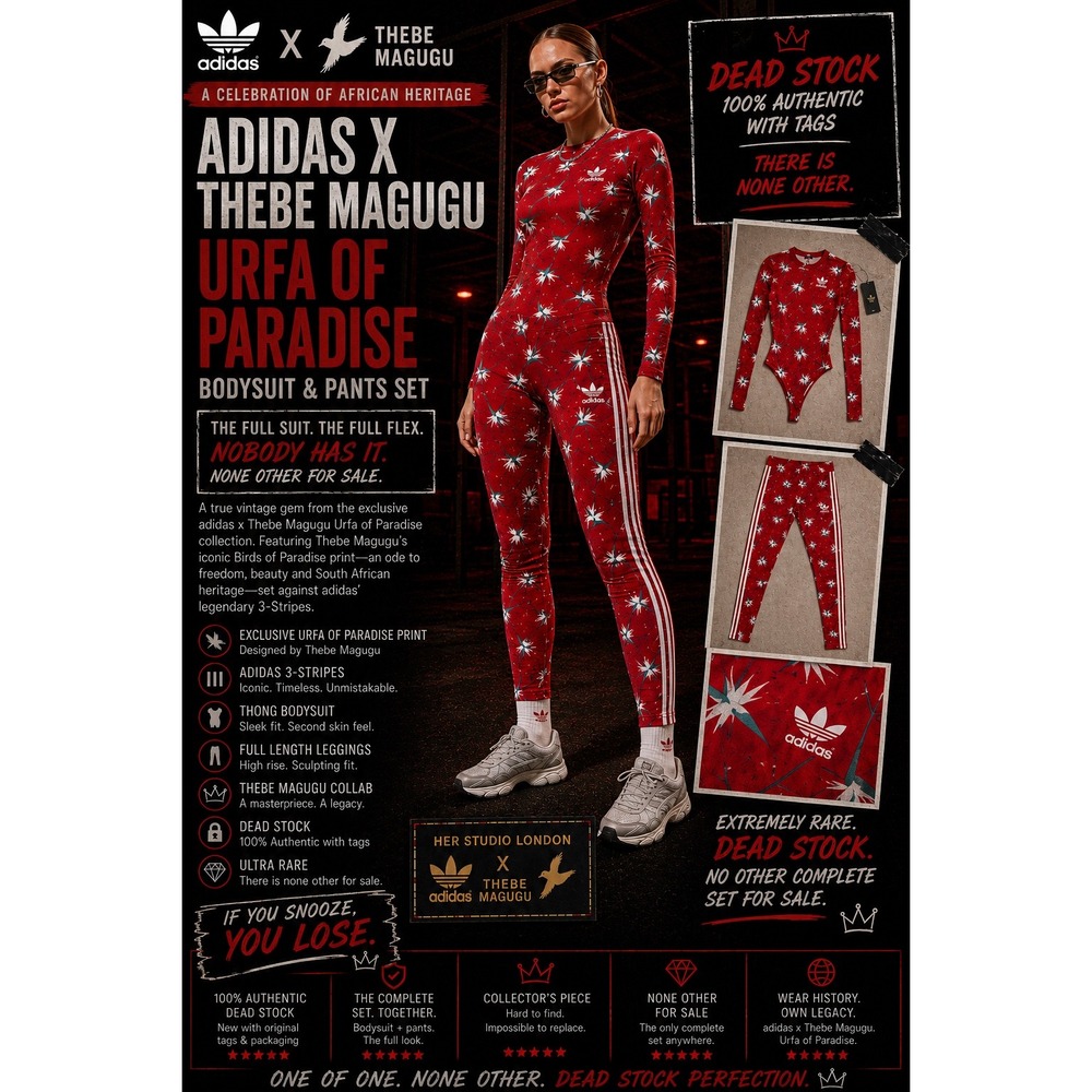 Adidas x Thebe Magugu Bird of Paradise Complete Set